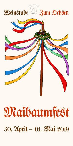 Flyer Maibaumfest 2019