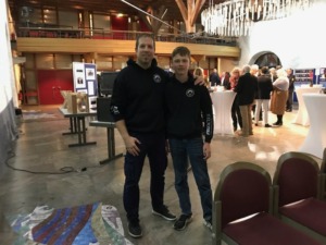 Lukas und Maik beim der Jahresempfang des Kriminalpräventionvereins „Sicherer Landkreis Ludwigsburg e.V.