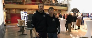 Lukas und Maik beim der Jahresempfang des Kriminalpräventionvereins „Sicherer Landkreis Ludwigsburg e.V.
