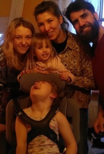 Familie Viehöver mit Amy